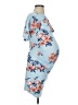 Pink Blush Floral Blue Casual Dress Size S (estimated) - photo 4