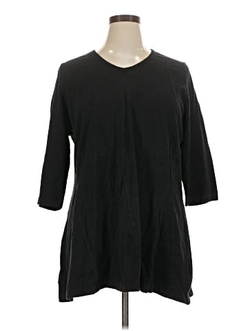 Ulla Popken 3/4 Sleeve Top (view 1)