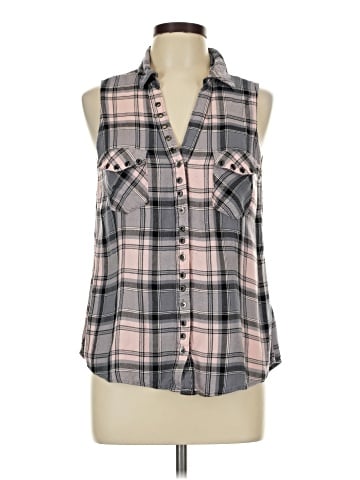 Rock & Republic Sleeveless Button-Down Shirt (view 1)