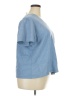 Links Blue Short Sleeve Top Size 2X - photo 4