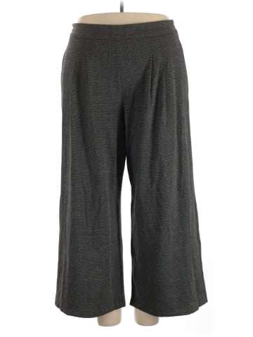 Madewell Pleated Pull-On Crop Pants in Glen Plaid (view 1)