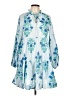 Oliphant 100% Cotton Blue Casual Dress Size L - photo 1