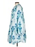 Oliphant 100% Cotton Blue Casual Dress Size L - photo 5