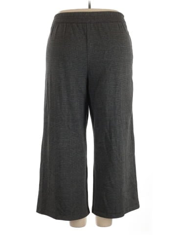 Madewell Pleated Pull-On Crop Pants in Glen Plaid (view 2)