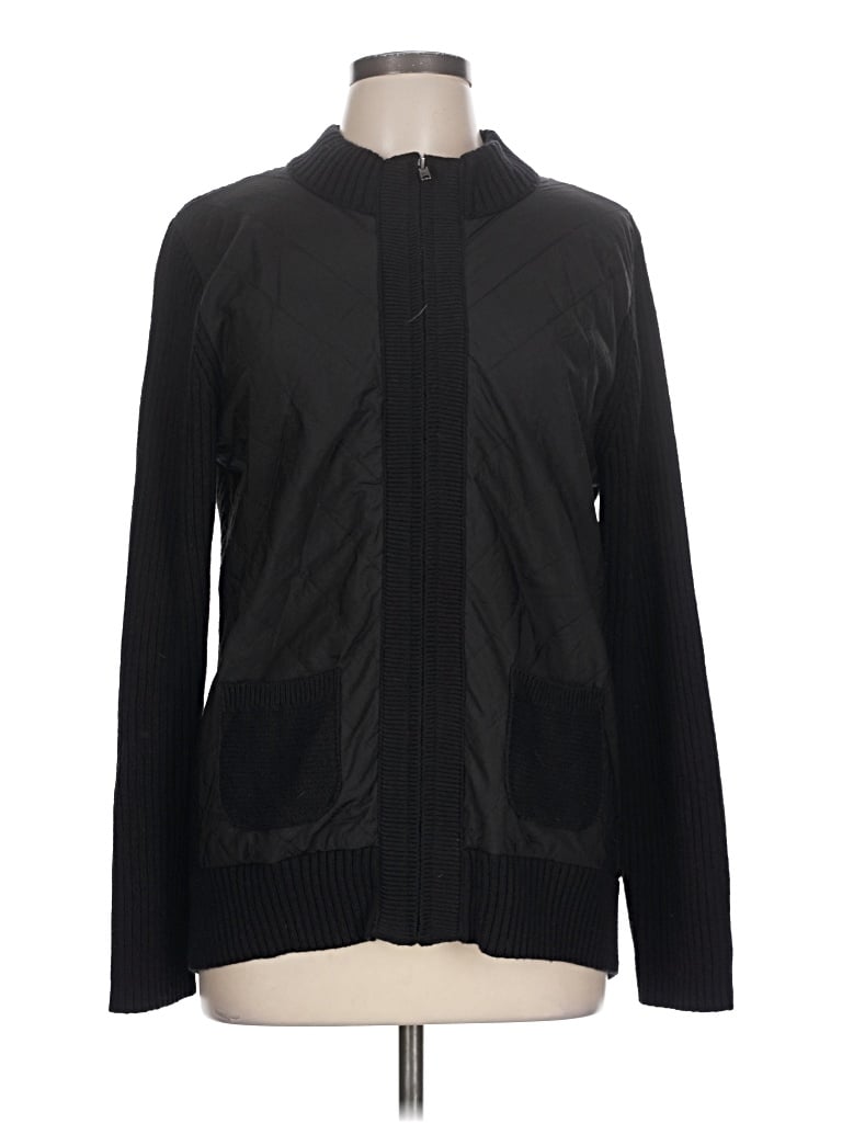 Pre-owned Ost Cardigan Sweater In Black