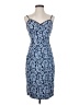 CeCe Paisley Blue Cocktail Dress Size 0 - photo 1