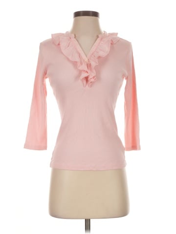 Lauren by Ralph Lauren 3/4 Sleeve Top (view 1)
