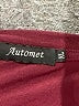 Automet Burgundy Long Sleeve Blouse Size XL - photo 7