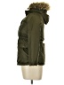 Justify 100% Polyester Solid Green Snow Jacket Size 10 - photo 5