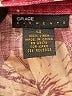 Grace Elements Floral Burgundy Casual Skirt Size 14 - photo 5