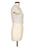 Aero Stripes Ivory Short Sleeve Turtleneck Size L - photo 4