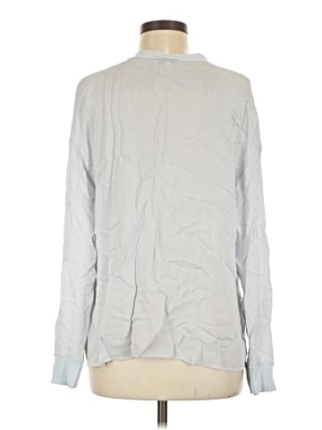 Vince. Long Sleeve Silk Top (view 2)