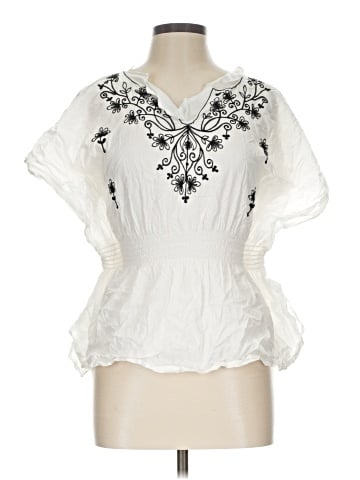 Retro Short Sleeve Blouse (view 1)