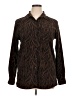 Denim & Co Brown Blazer Size 14 - photo 1