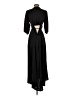 Gap 100% Polyester Black Casual Dress Size S (tall) - photo 2