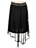 I.N. Studio 100% Polyester Solid Black Casual Skirt Size XL - photo 1