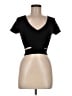 Zara Black Short Sleeve Top Size M - photo 1