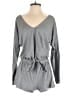 Eberjey 100% Pima Cotton Gray Romper Size S - photo 1