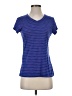 Spalding Athletic 100% Polyester Stripes Blue Active T-Shirt Size S - photo 1