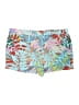 BCBGMAXAZRIA 100% Polyester Tropical Blue Shorts Size L - photo 2
