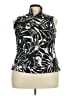 Rafaella Black Sleeveless Blouse Size XXL - photo 1