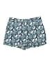 Ann Taylor Print Blue Shorts Size 10 - photo 1
