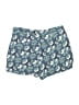 Ann Taylor Print Blue Shorts Size 10 - photo 2