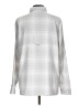 ZeroXposur 100% Polyester Plaid Silver Long Sleeve Blouse Size L - photo 2