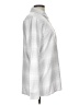 ZeroXposur 100% Polyester Plaid Silver Long Sleeve Blouse Size L - photo 4
