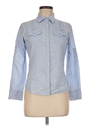 DKNY Jeans Long Sleeve Button-Down Shirt (view 1)