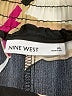 Nine West 100% Polyester Print Black Casual Pants Size XL - photo 4