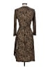 BCBGMAXAZRIA Animal Print Brown Cocktail Dress Size L - photo 2