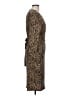 BCBGMAXAZRIA Animal Print Brown Cocktail Dress Size L - photo 4