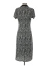 J.t.b. 100% Polyester Tweed Gray Casual Dress Size S - photo 2