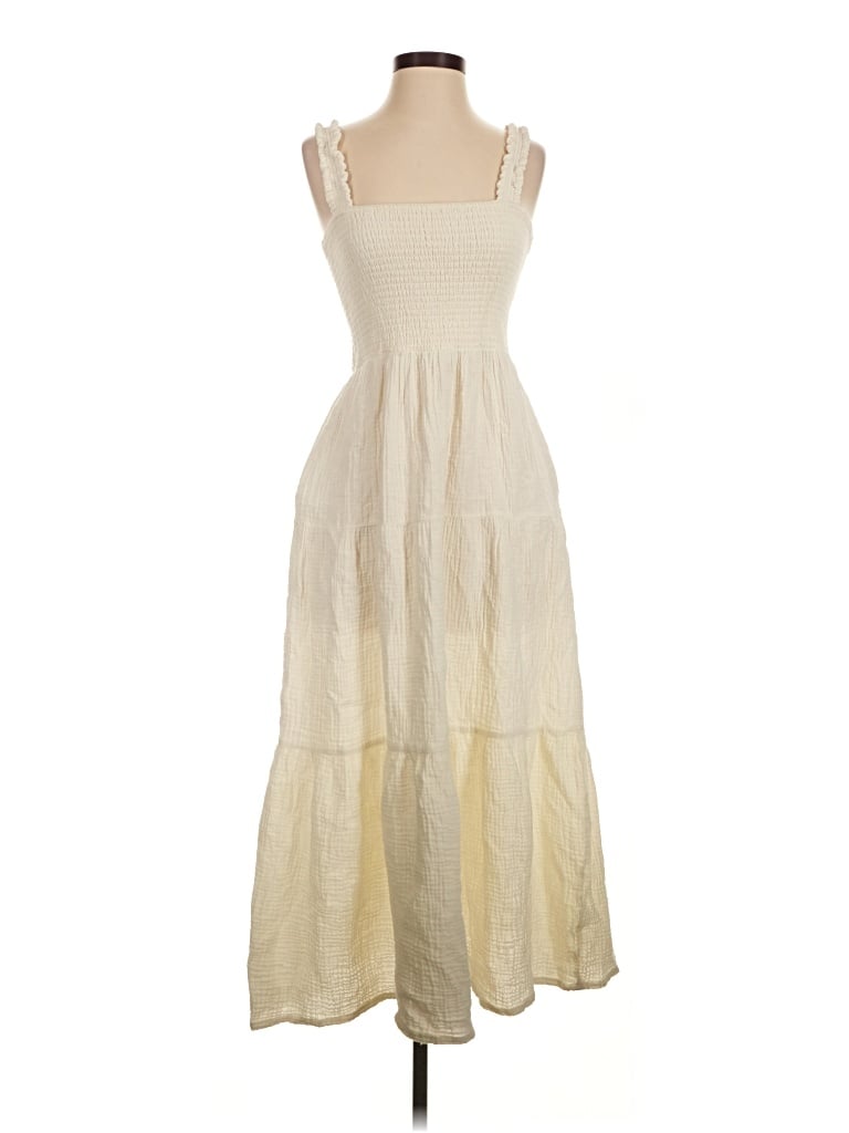 Pre-owned Marine Layer Casual Dress In Ivory