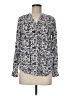 Esprit 100% Viscose Floral Ivory Long Sleeve Blouse Size 6 - photo 1
