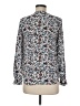 Esprit 100% Viscose Floral Ivory Long Sleeve Blouse Size 6 - photo 2