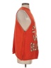 Wildfox 100% Cotton Red Sleeveless Button-Down Shirt Size XS - photo 4