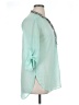 rue21 100% Polyester Green 3/4 Sleeve Blouse Size XL - photo 4