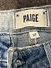Paige Chevron-herringbone Blue Jeans Size 27 waist - photo 4