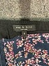 Rag & Bone 100% Silk Floral Blue Silk Skirt Size 8 - photo 4