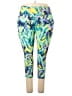 Tek Gear Print Blue Active Pants Size 2X - photo 1