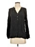Lilly Pulitzer 100% Silk Black Long Sleeve Silk Top Size S - photo 1