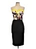 Venus Graphic Black Cocktail Dress Size 8 - photo 1