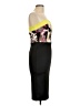 Venus Graphic Black Cocktail Dress Size 8 - photo 4