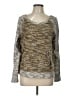 Miss Me Animal Print Gray Pullover Sweater Size L - photo 1