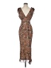 Majorelle 100% Polyester Animal Print Brown Cocktail Dress Size S - photo 1