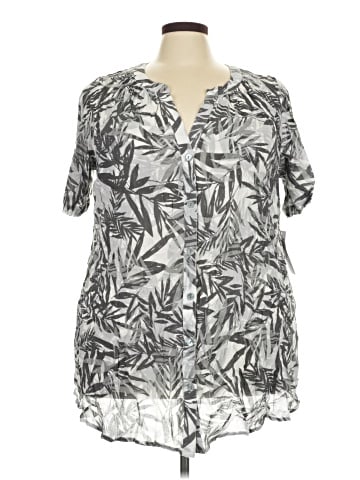 Roaman's Short Sleeve Blouse (view 1)
