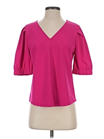 MELLODAY Short Sleeve Blouse (view 1)