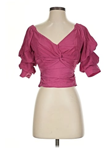 Pookie & Sebastian 3/4 Sleeve Blouse (view 1)